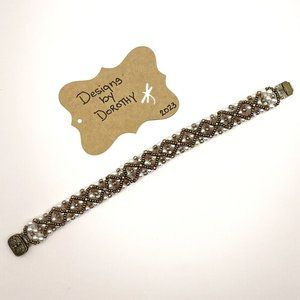 Miyuki & Swarovski Crystal Seed Bead Bracelet